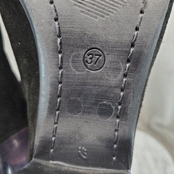 Cordani Shoes Womens EU 37 US 6.5-7 Black Suede Gerry Ankle Boots - Picture 8 of 11